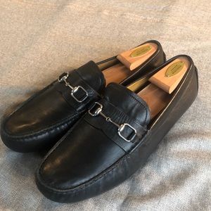 Gucci Black Leather Driver